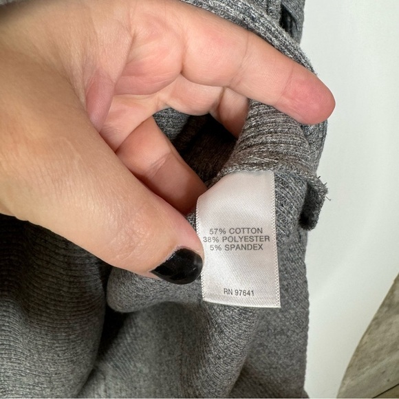 J. Jill NWT Gray Hooded Long Sleeve Tunic Size Xsmall - Picture 4 of 6